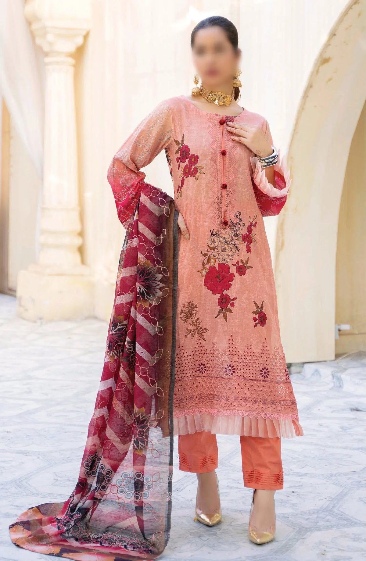 Sohana Digital Embroidered Lawn Collection - Design 06
