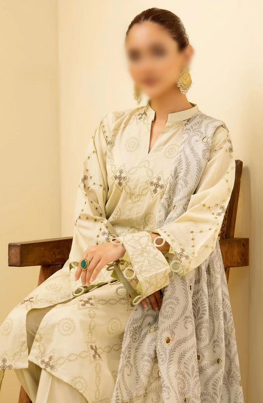 Layla Premium Embroidered Lawn Collection 2024 - Design 06