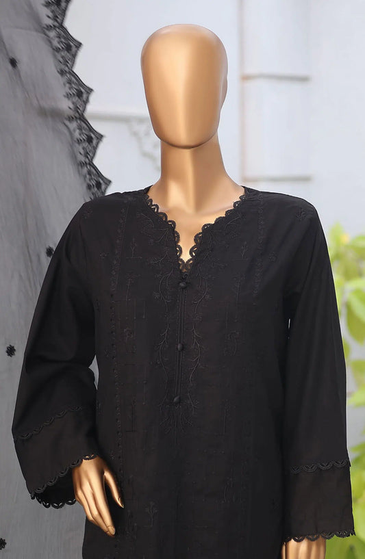 Monochrome Chikankari Collection Vol-2 by Naubahar - Design 06