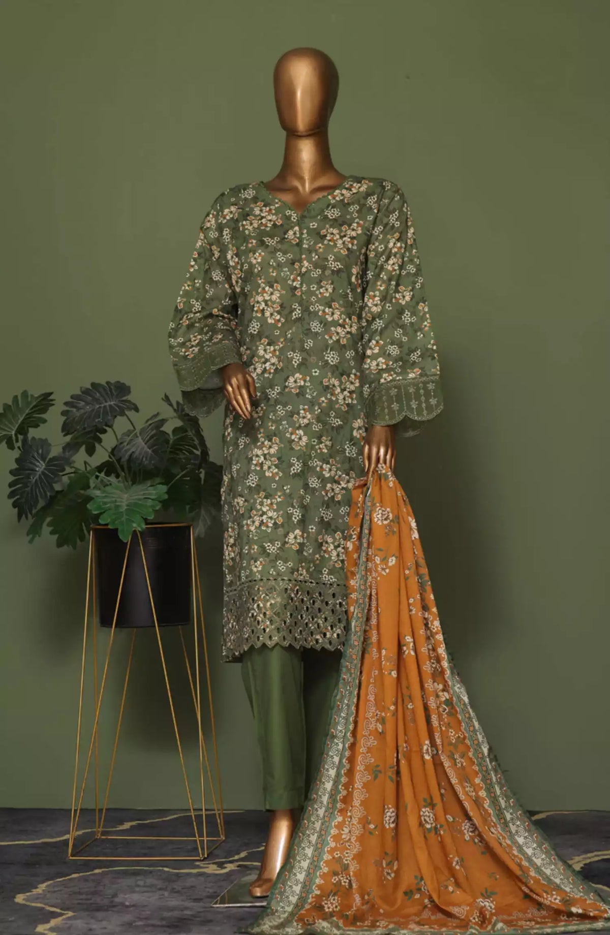 BIN SAEED Exclusive Cotton Chikankari 3 Piece Vol 02 - BS-ECC-Design 06