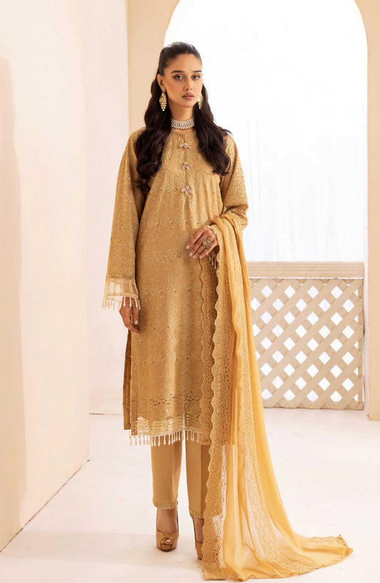 Mahees Madiha by Riaz Arts Embroidered Lawn Unstitched 3 Piece - D-06 - RA25MM - Green - Summer Collection