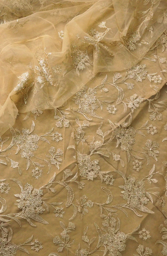 Crinklezza Unstitched Embroidered Net Collection Vol 05 by Amna Khadija - AK-Design 06
