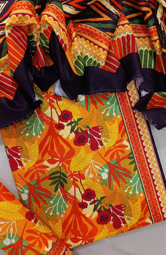 Bin Saeed Printed  Khaddar 3Pcs Collection - Design 06