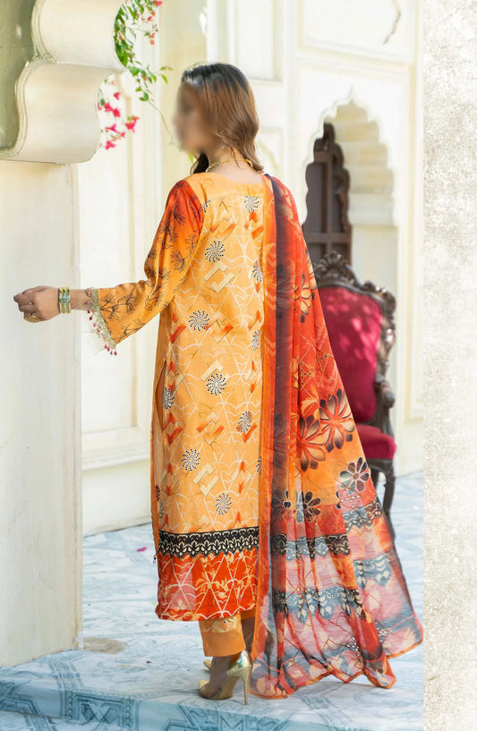 Sohana Digital Embroidered Lawn Collection - Design 07