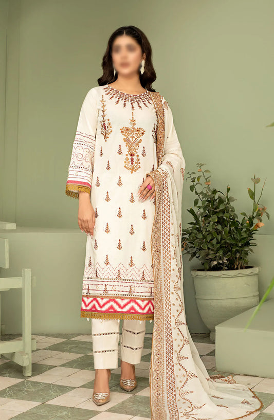 Smile Digital Print and Luxury Emb Lawn Collection - DESIGN-07