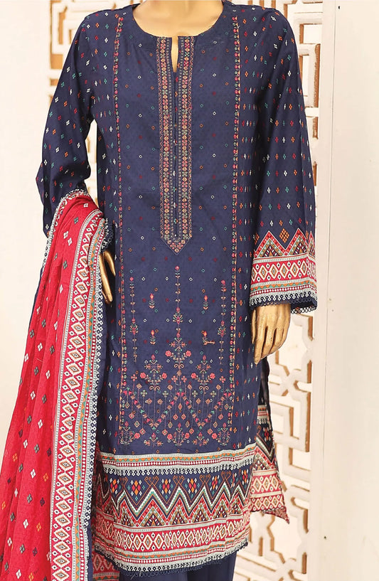 Bin Saeed  Exclusive Embroidered 3 PC Collection 2024 - Design 07