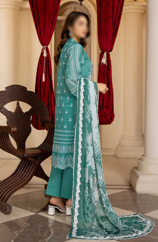 Rangoon Shokh Nigahen Print and Emb Lawn Collection - Design 07