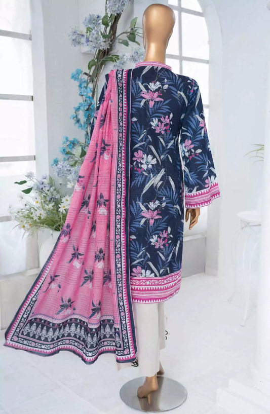 Safina Unstitch Fancy Cambric Collection 2024 Vol 03 - Design 07