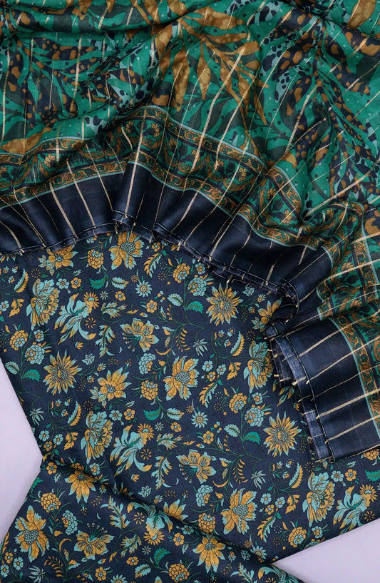 Bin Saeed Unstitch Printed Cotton Collection - DESIGN-07