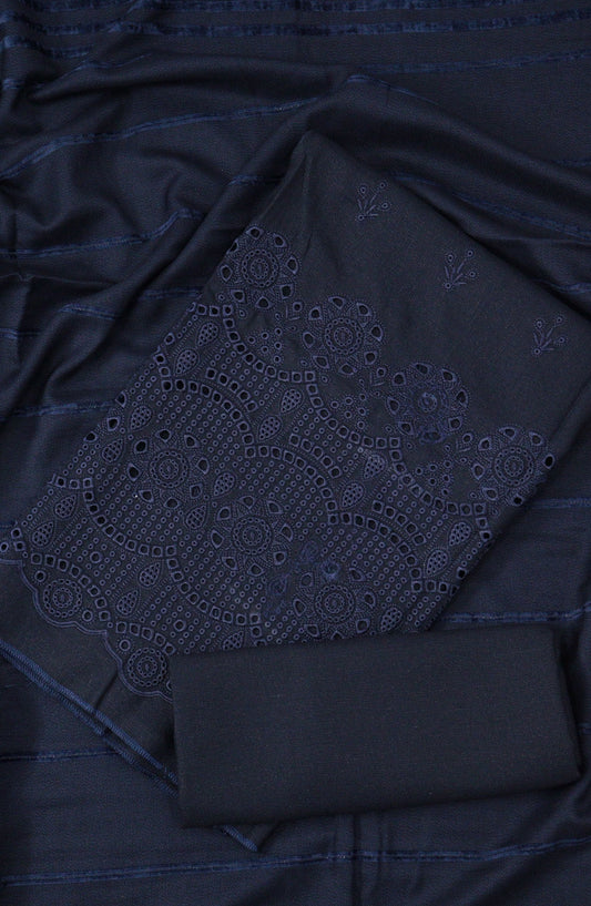Heer unstitch Chikankari Embroidered fancy Viscose Collection - DESIGN-07