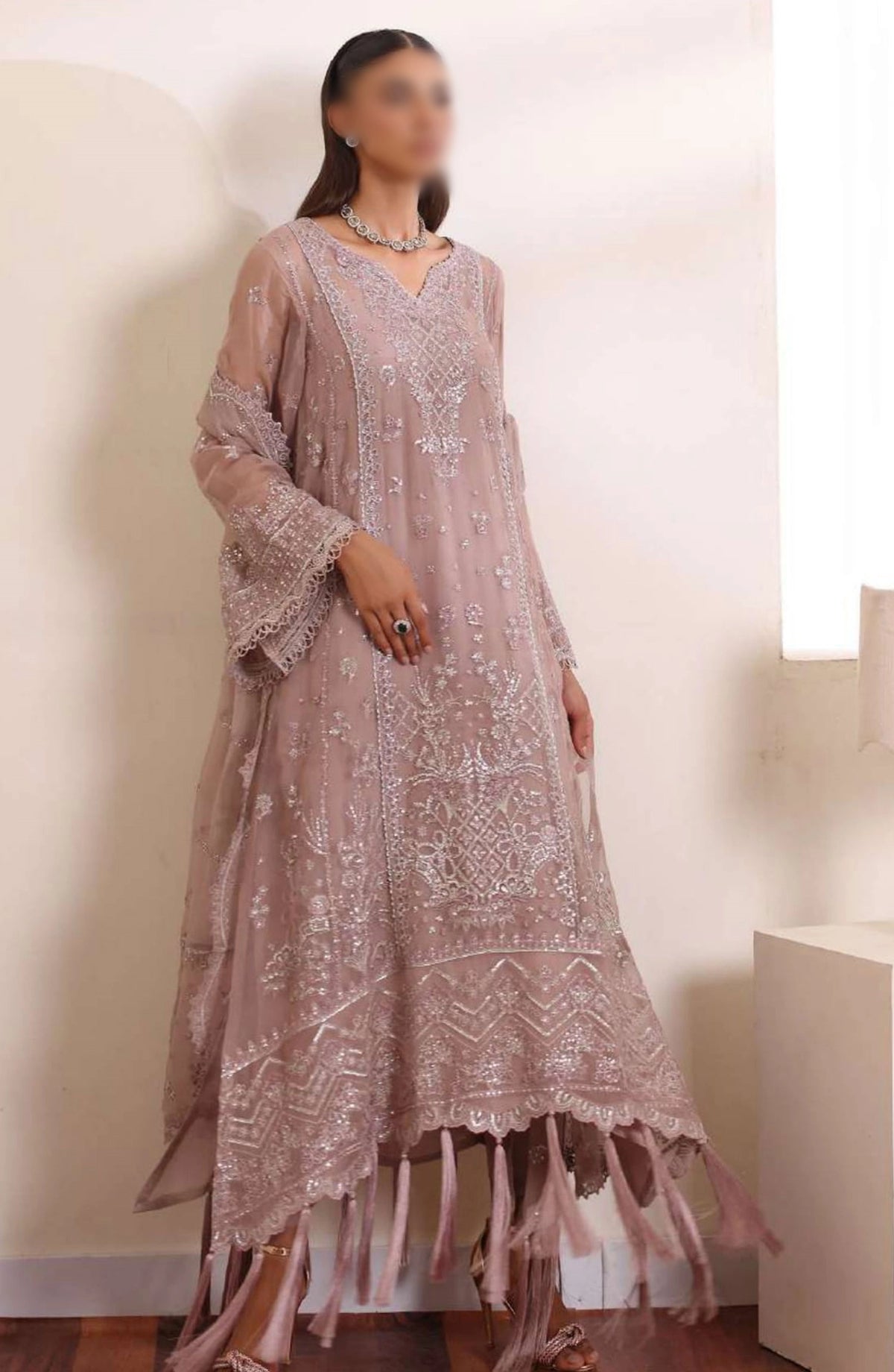 Noor Chiffon De Luxe By Saadia Asad - Design 07