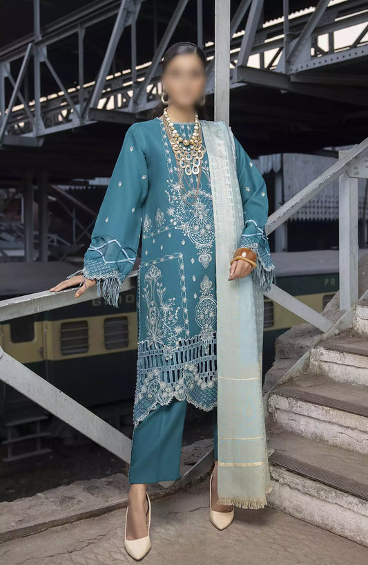 Rahgeer Embroidered Wool Collection By Humdum - Design 07