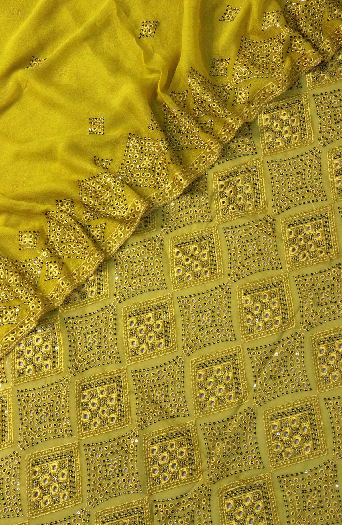 Crinklezza Unstitched Exclusive Chiffon Collection Vol 04 by Amna Khadija - Design 07