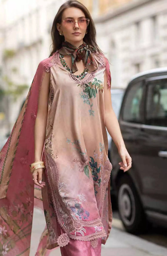 Sobia Nazir Satin Unstitched Collection 2024 - SN-Design 07