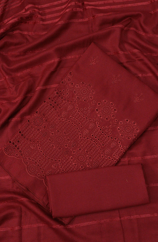 Heer unstitch Chikankari Embroidered fancy Viscose Collection - DESIGN-08