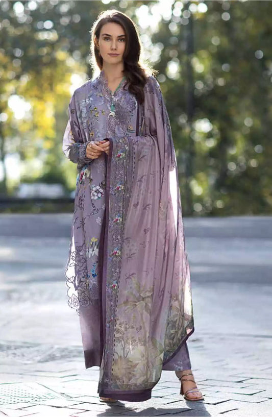 Sobia Nazir Satin Unstitched Collection 2024 - SN-Design 08