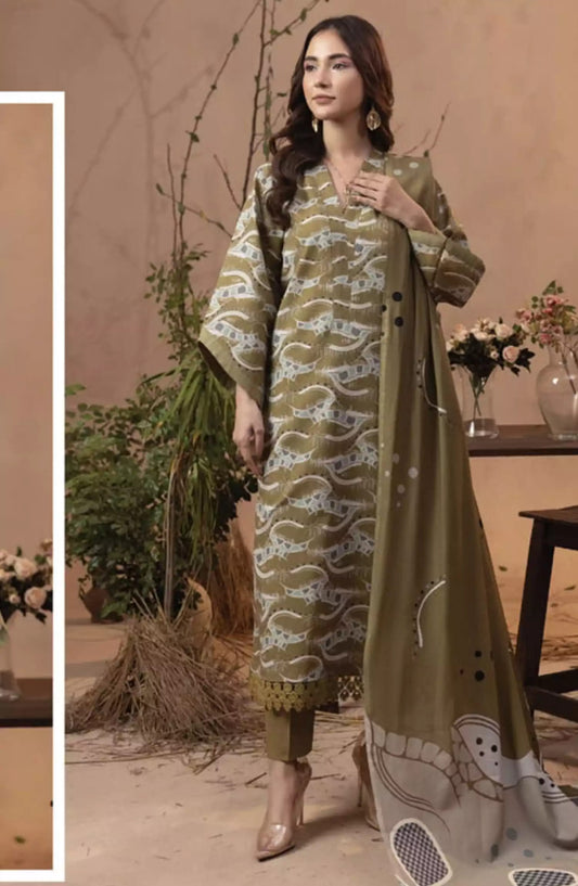 RAYA by Hum Dum Printed Khaddar Collection - RHM-Design 08