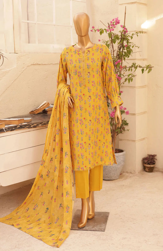 HZ Threads Embroidered Collection 2024 - Design 08