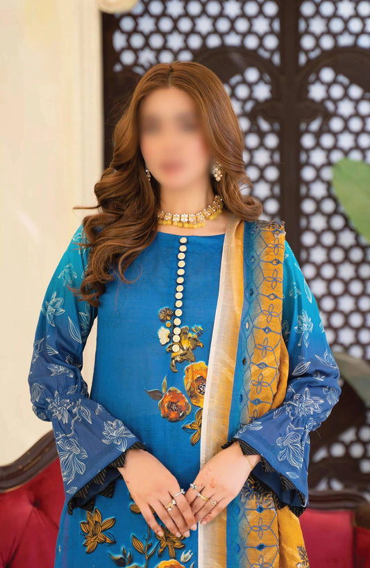 Sohana Digital Embroidered Lawn Collection - Design 08