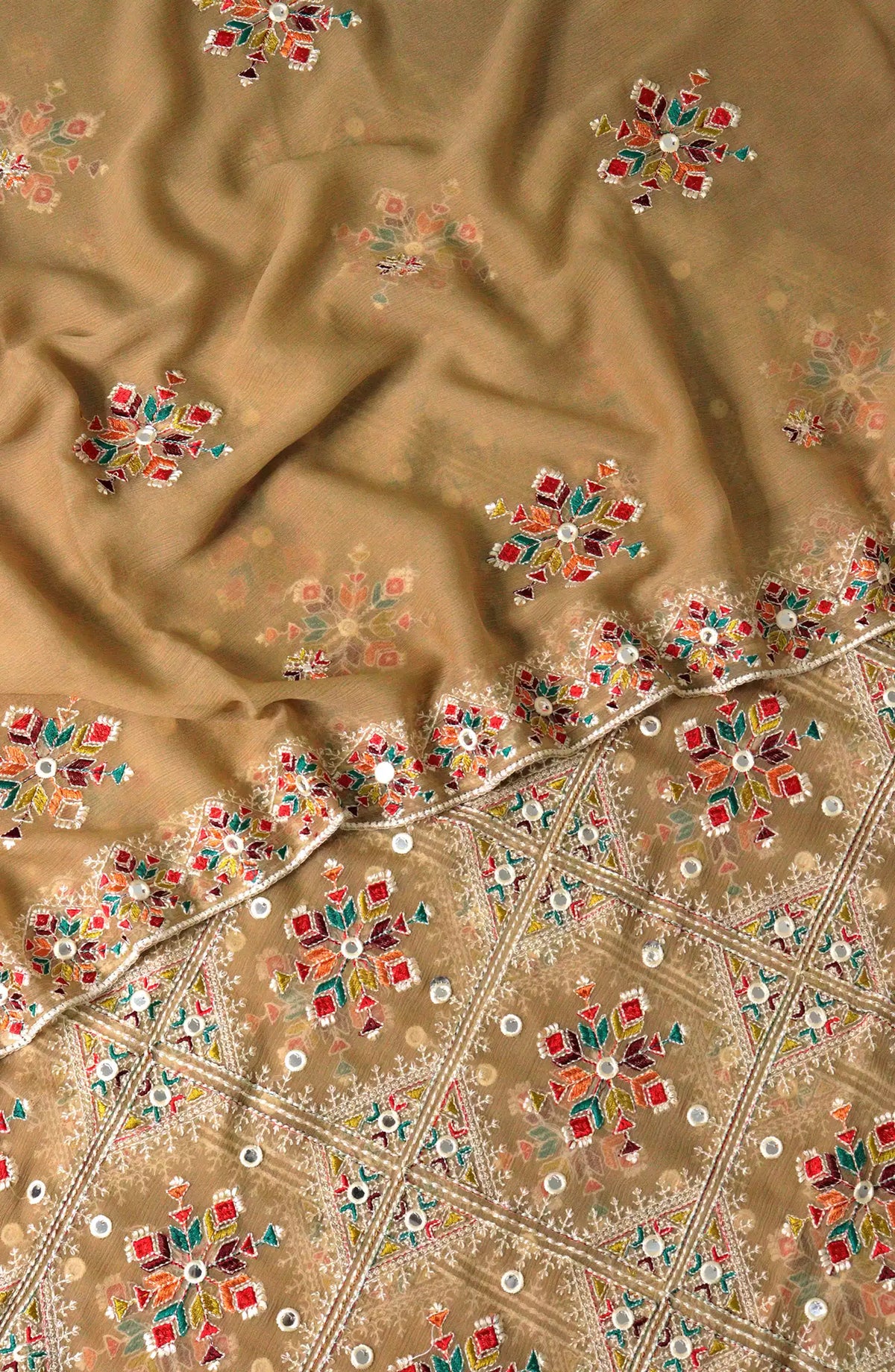 Crinklezza Unstitched Exclusive Chiffon Collection Vol 03 by Amna Khadija - Design 08