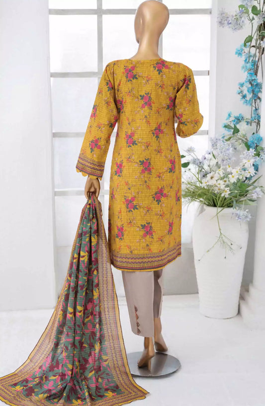 Safina Unstitch Fancy Cambric Collection 2024 Vol 03 - Design 08