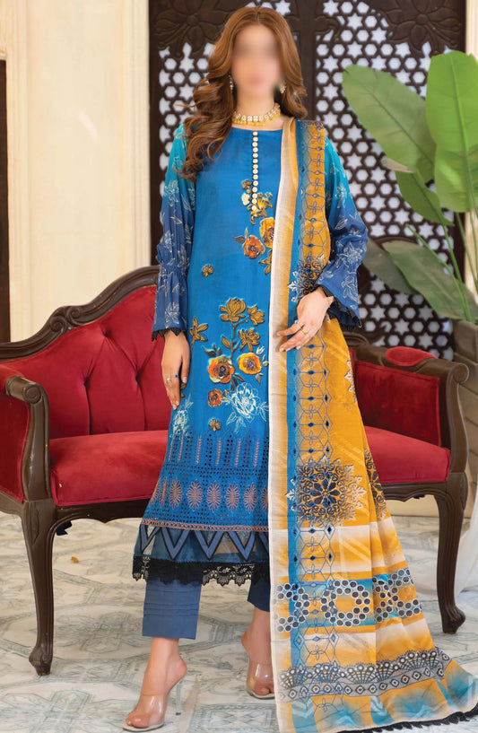Sohana Digital Embroidered Lawn Collection - Design 08