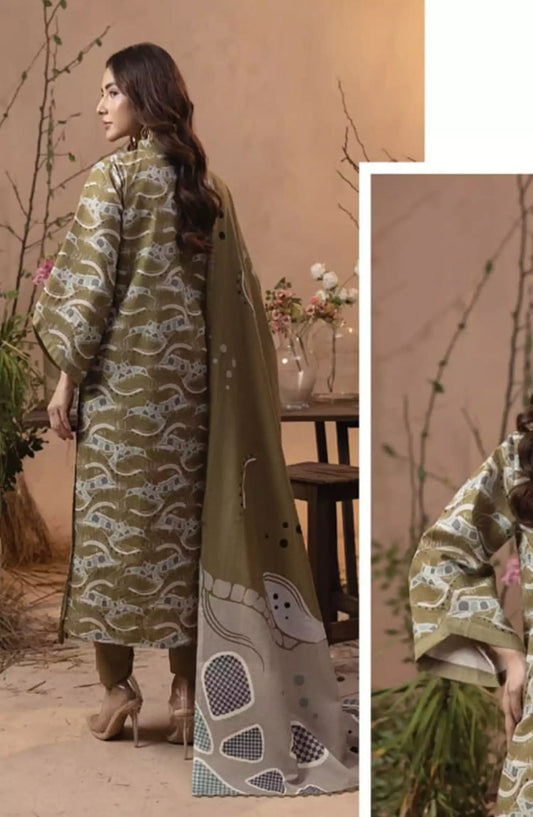 RAYA by Hum Dum Printed Khaddar Collection - RHM-Design 08
