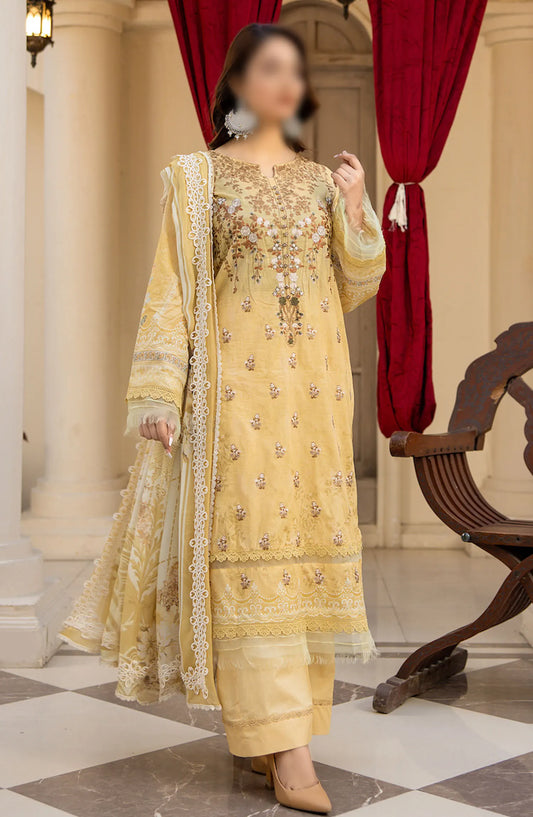 Rangoon Shokh Nigahen Print and Emb Lawn Collection - Design 08