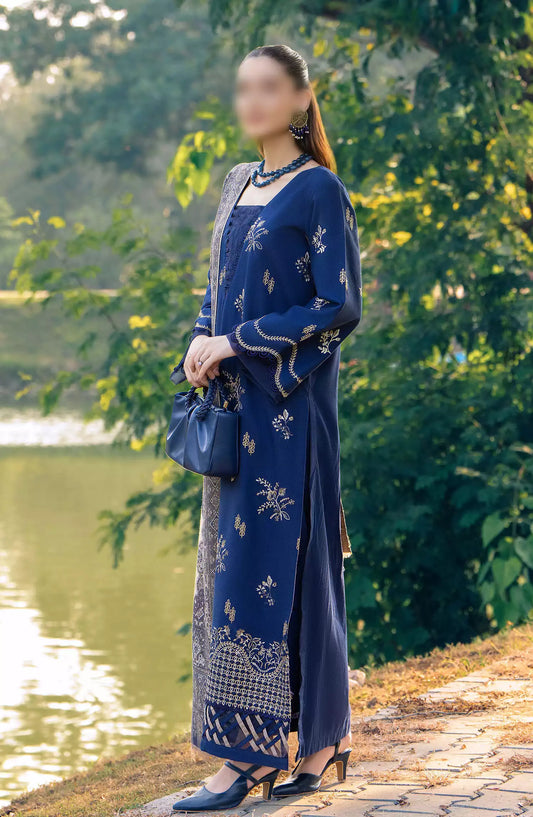 Onara Embroidered Khaddar Unstitched Collection 2024 - Design 08