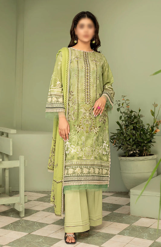 Smile Digital Print and Luxury Emb Lawn Collection - DESIGN-08