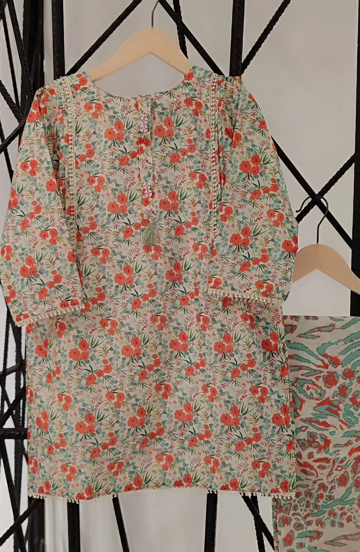 Amna Khadija Kids Stitch Printed Co Ords 2 Pcs Collection - Design 08
