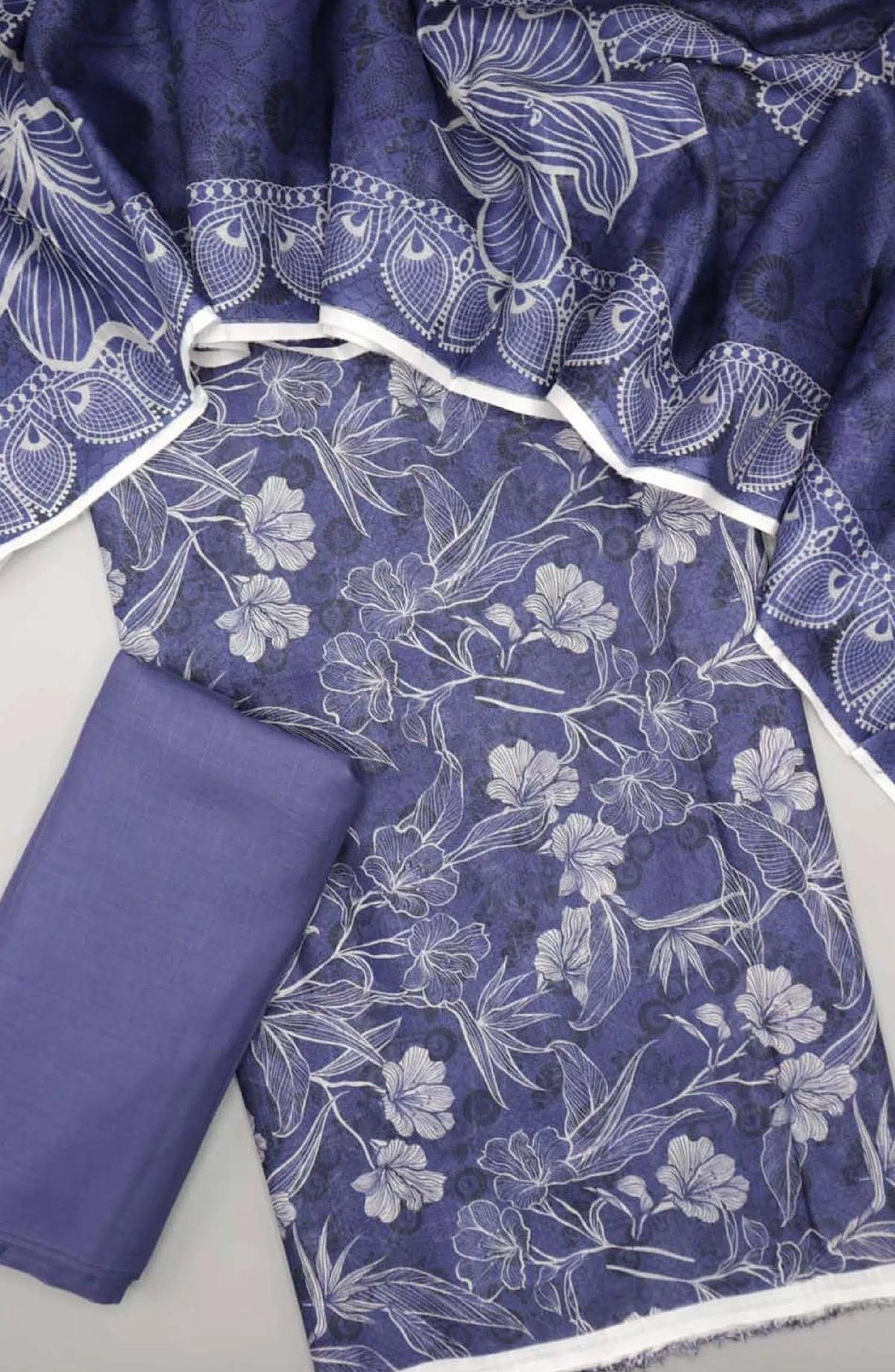 Bahar Unstitched Printed Lawn Collection 2024 - Design 09