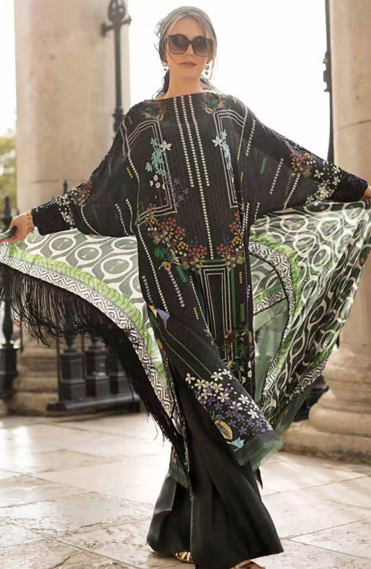 Sobia Nazir Satin Unstitched Collection 2024 - SN-Design 09