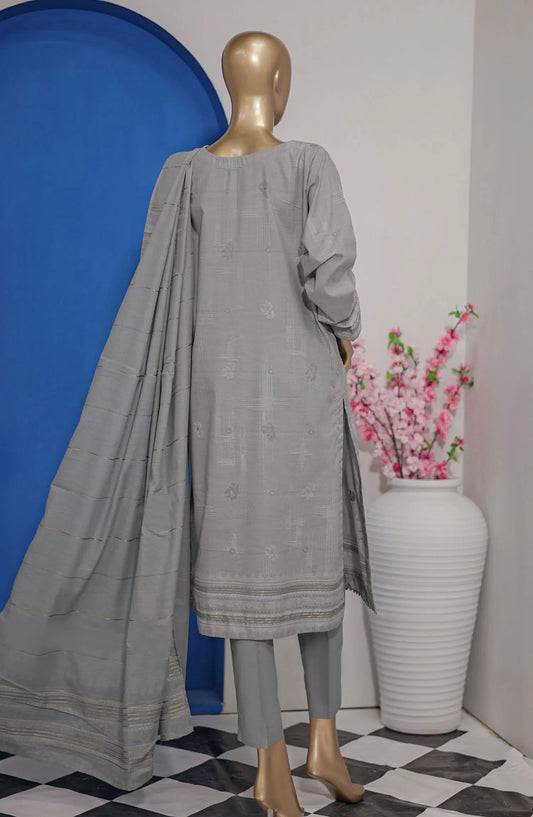 HZ Valencia Jacquard Unstitched Collection 2024 - Design 09