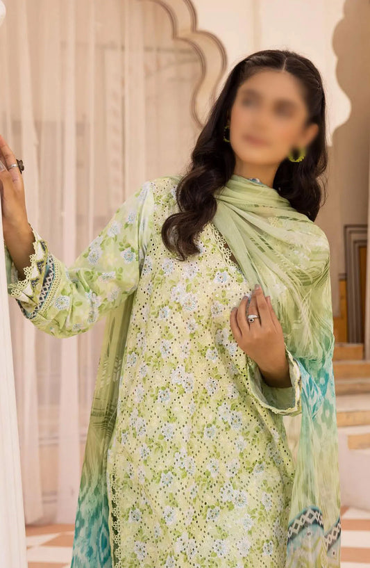 Mahees Printed Chikankari Lawn Collection By Riaz Arts - Design-09