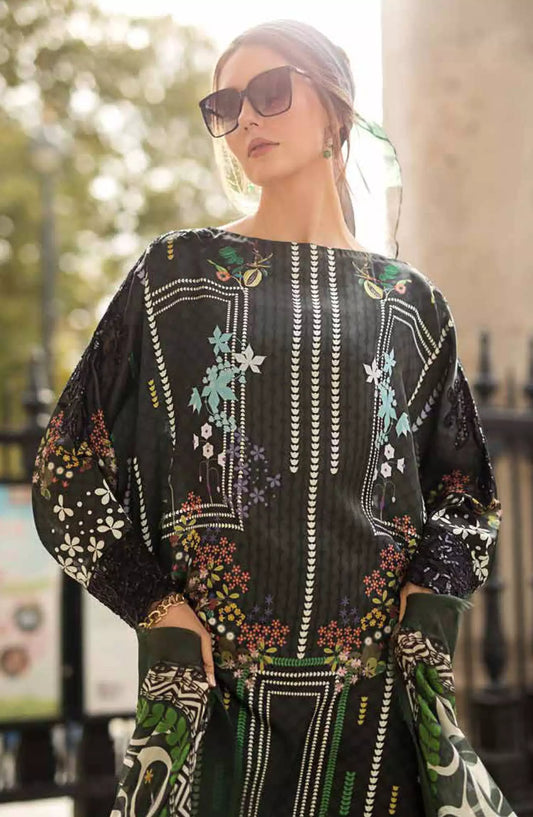 Sobia Nazir Satin Unstitched Collection 2024 - SN-Design 09