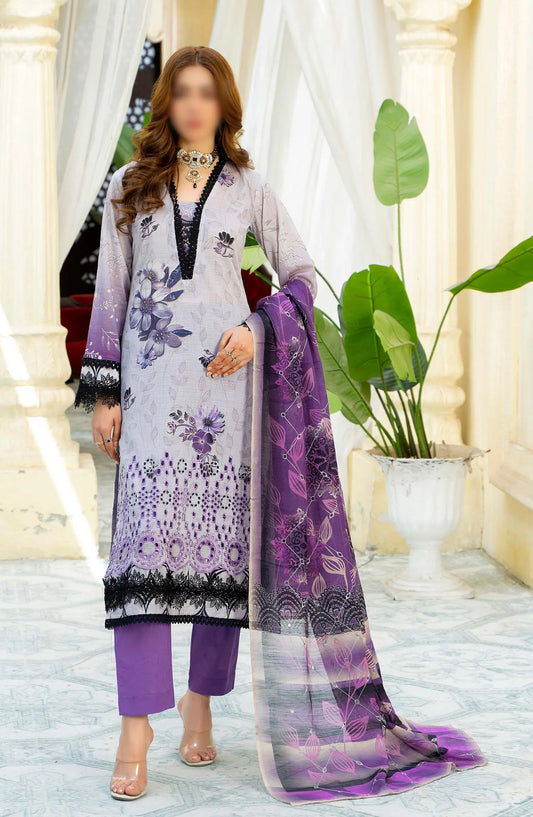 Sohana Digital Embroidered Lawn Collection - Design 09