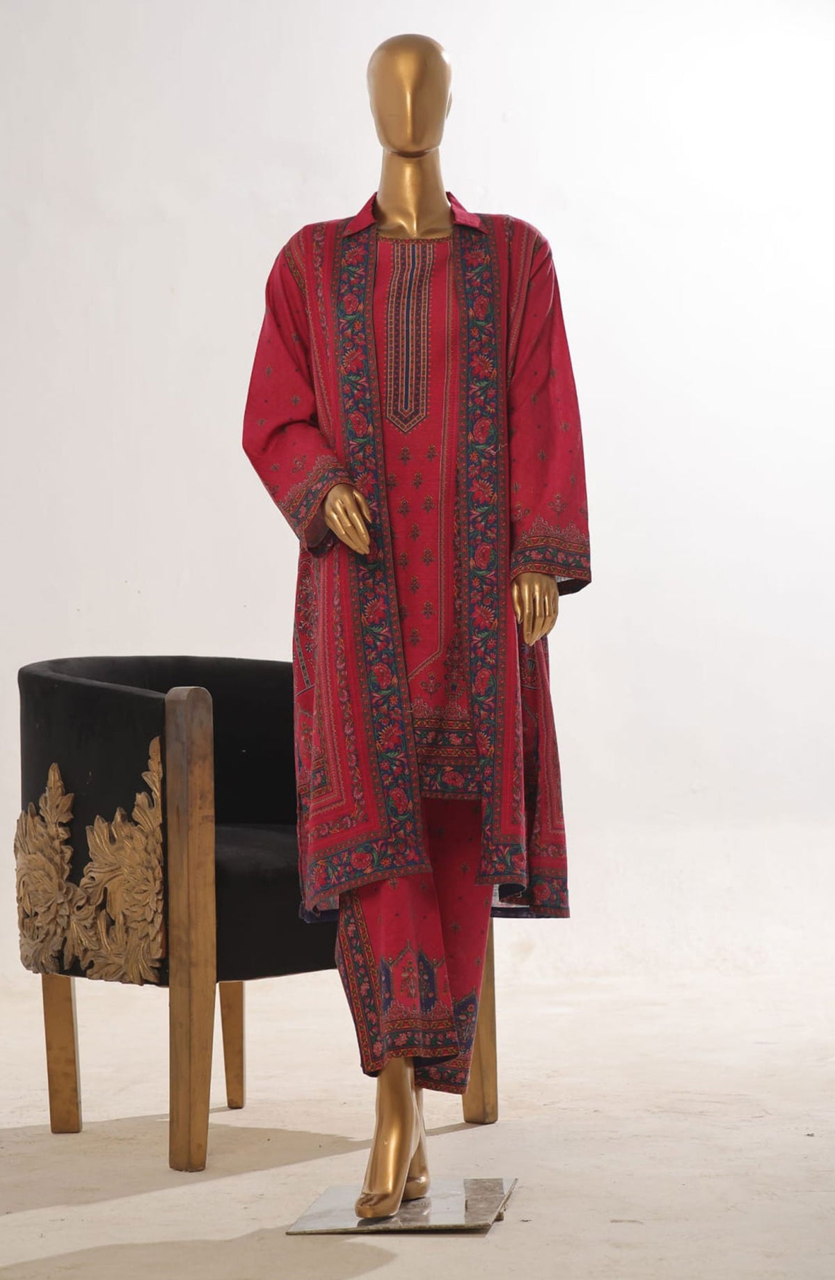 Bin Saeed Khaddar Printed Fusion Collection VOl 02 - Design 09