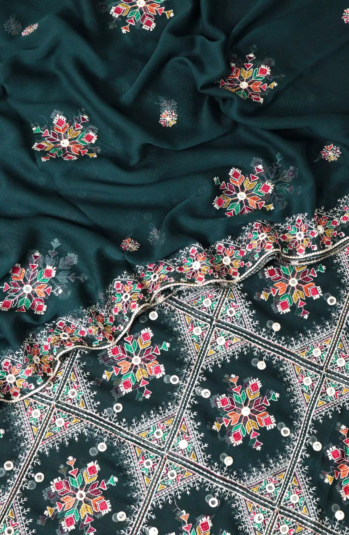 Crinklezza Unstitched Exclusive Chiffon Collection Vol 03 by Amna Khadija - Design 10