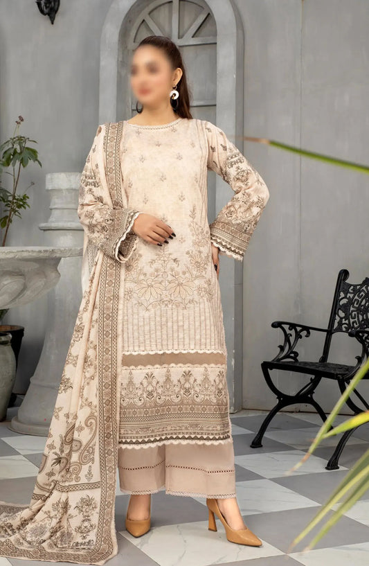 Tabeer Digital and Embroidered Lawn Collection 2024 - Design 10