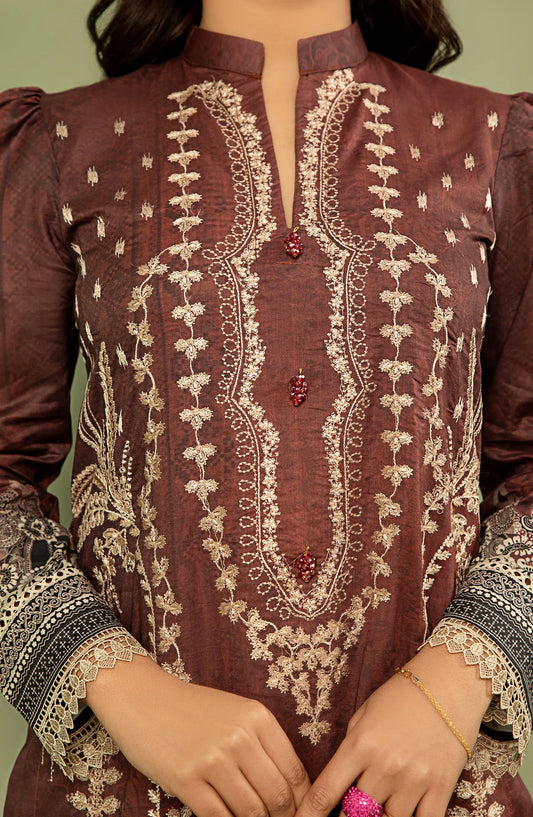 Smile Digital Print and Luxury Emb Lawn Collection - DESIGN-10