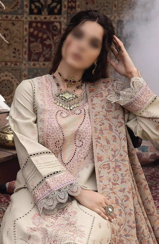 Denara Woolen Shawl and Embroidered Edition By Humdum - Design 10
