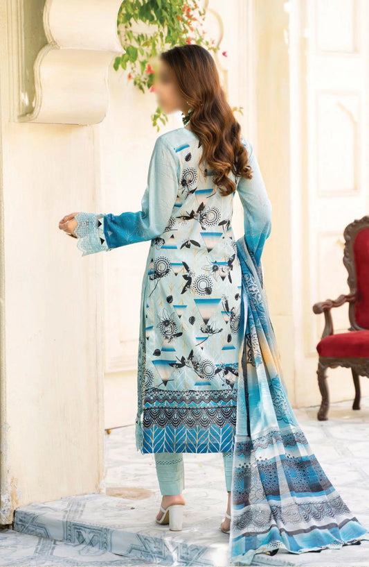 Sohana Digital Embroidered Lawn Collection - Design 10