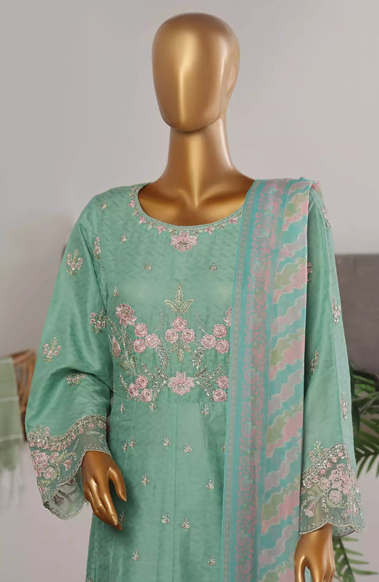 Bin Saeed Embroidered Frocks Jacquard Festive Collection Vol 01 - DESIGN-10