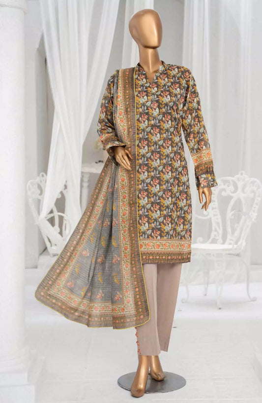 Safina Unstitch Fancy Cambric Collection 2024 Vol 03 - Design 10