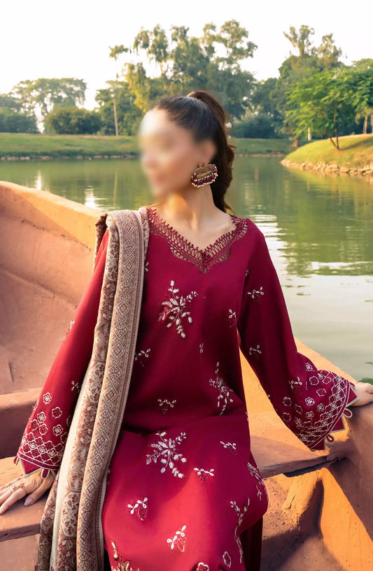 Onara Embroidered Khaddar Unstitched Collection 2024 - Design 10