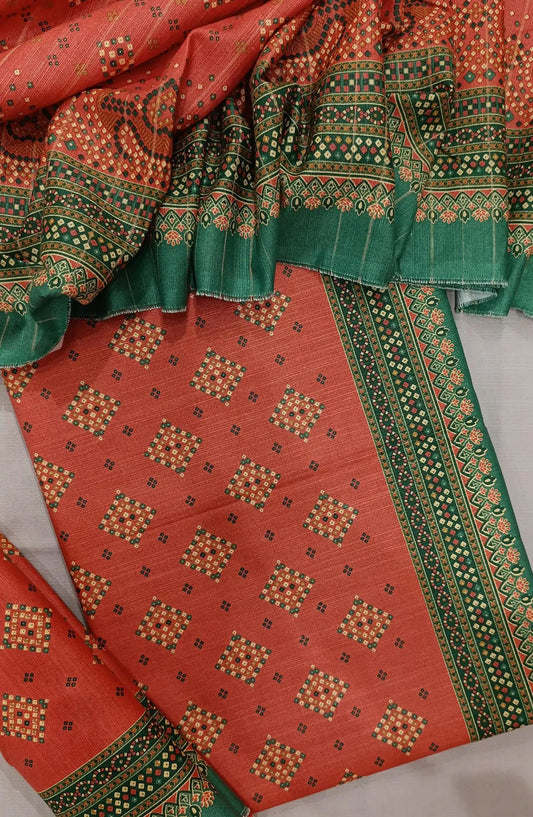 Bin Saeed Printed  Khaddar 3Pcs Collection - Design 10
