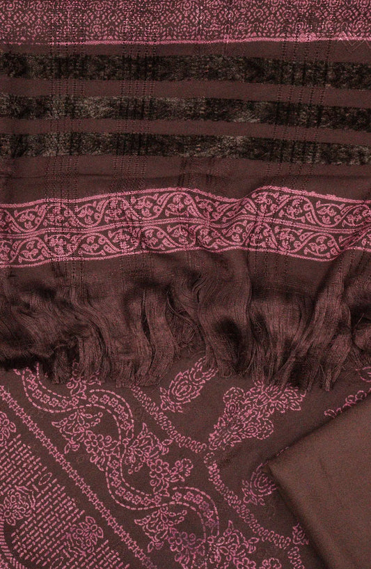 Mahrukh Premium Leather Peach Winter Collection - Design 11