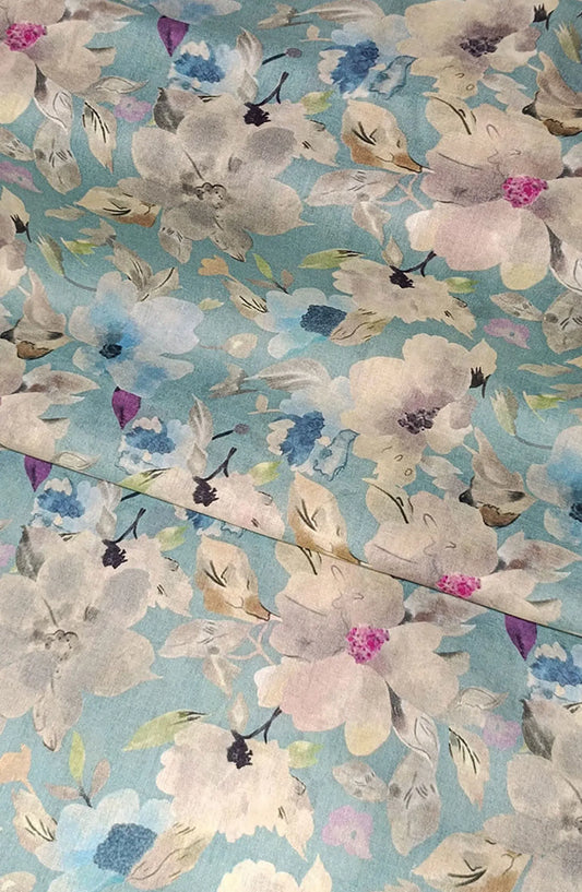 Classic Unstitched 2 Piece Digital Print Lawn Collection 2024 - Design 12