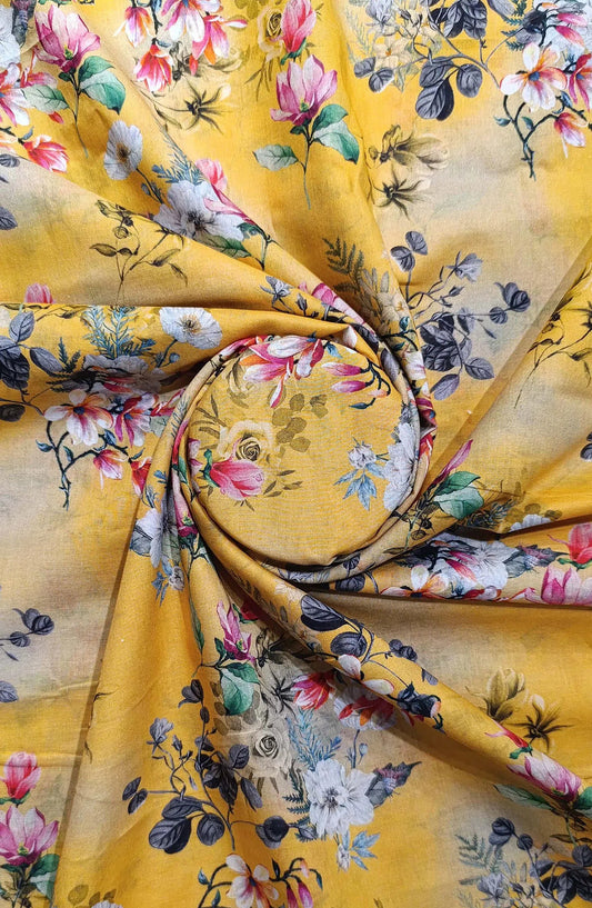 Classic Unstitched 2pcs Digital Printed Lawn Collection Vol-04 By Amna Khadija -Design 13
